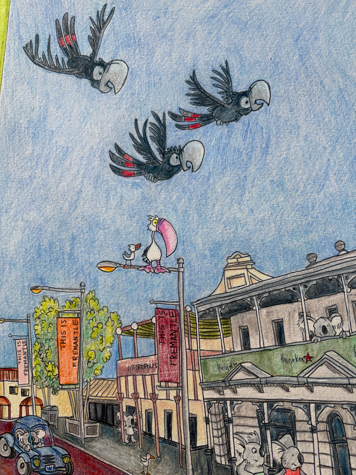 Koala Day Out - Original artwork