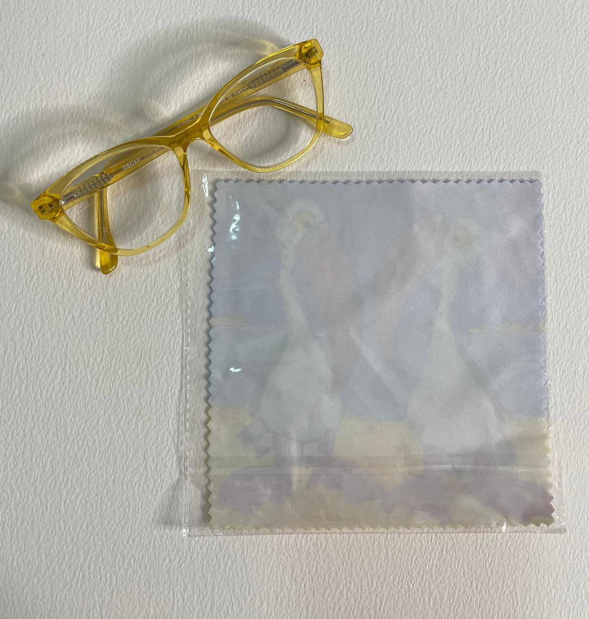 Black Redtail Cockatoo Lens Cloth