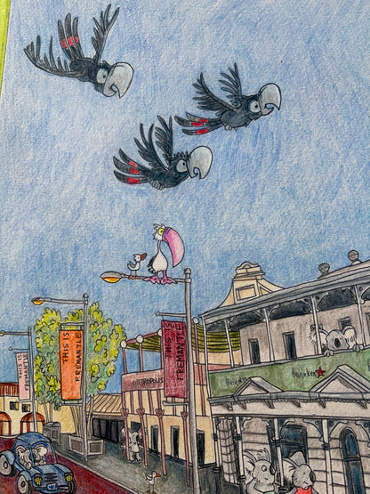 Koala Day Out - Original artwork