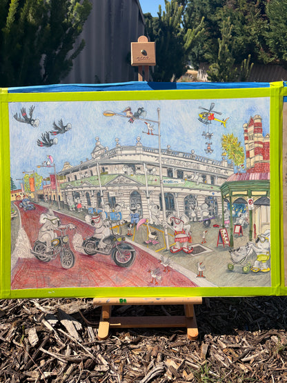 Koala Day Out - Original artwork