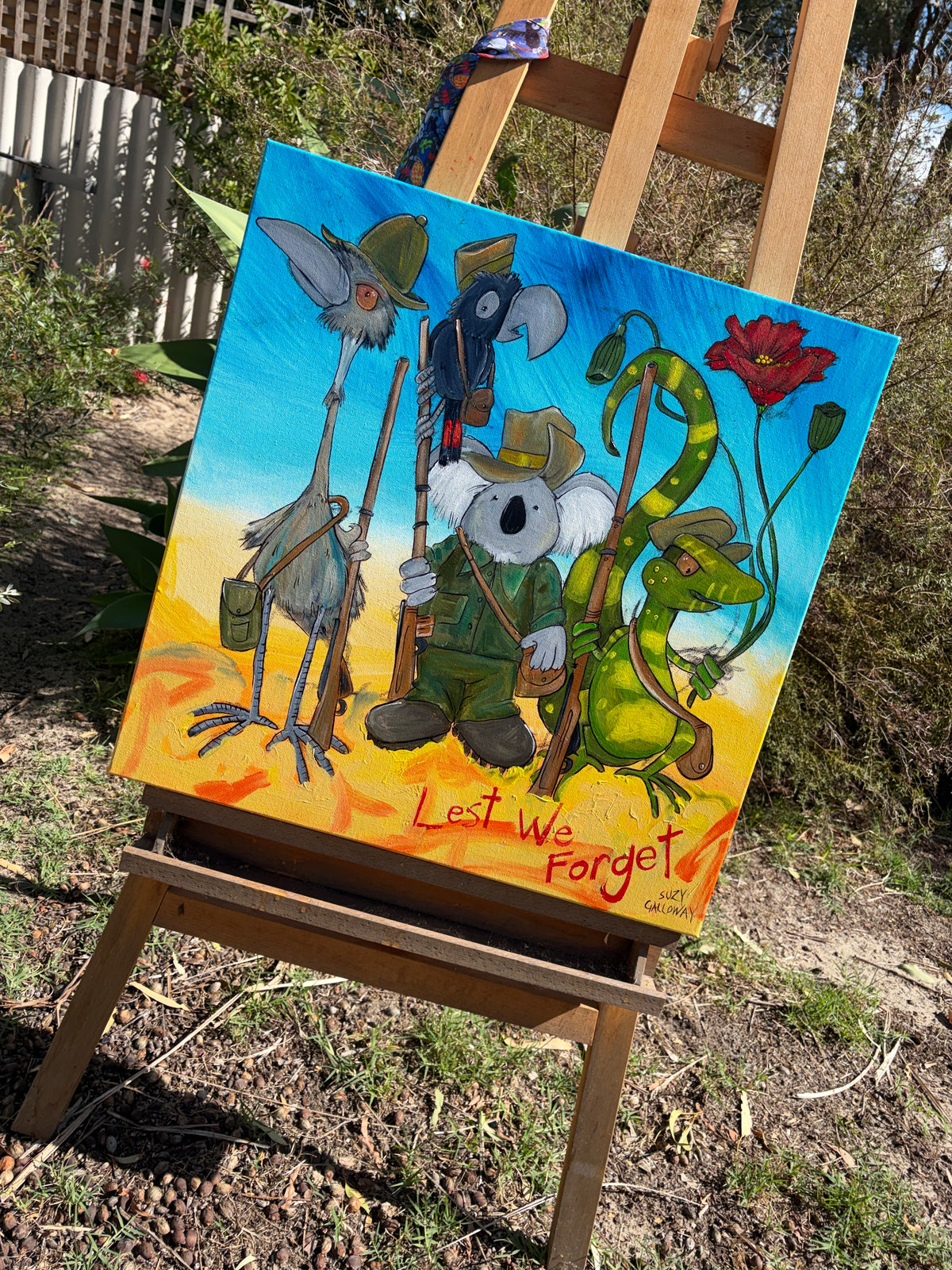 Anzac Day 2026 - Original artwork (SOLD)