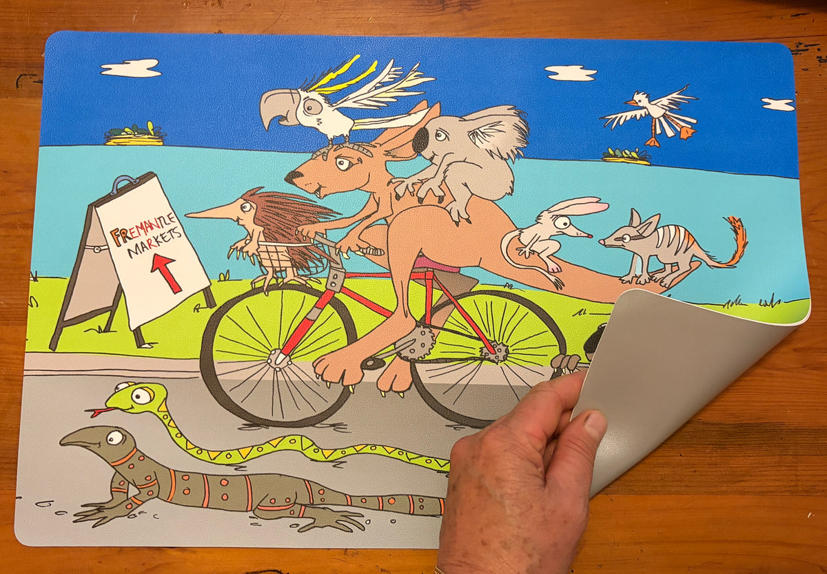 On our way to Fremantle Markets Placemat