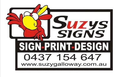 A selection of photos of signs.