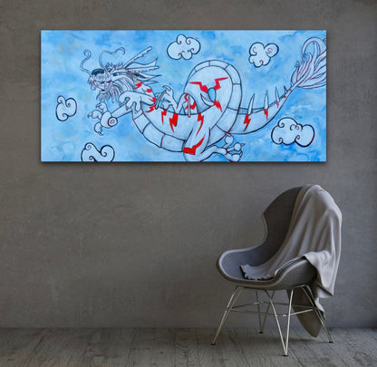 Daydreamer Believer - Acrylic Charcoal on Canvas Original