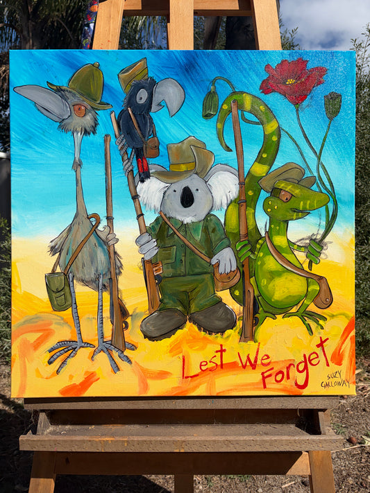 Anzac Day 2026 - Original artwork (SOLD)