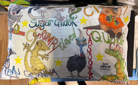 Collection of Crazy Crew Pillowcase
