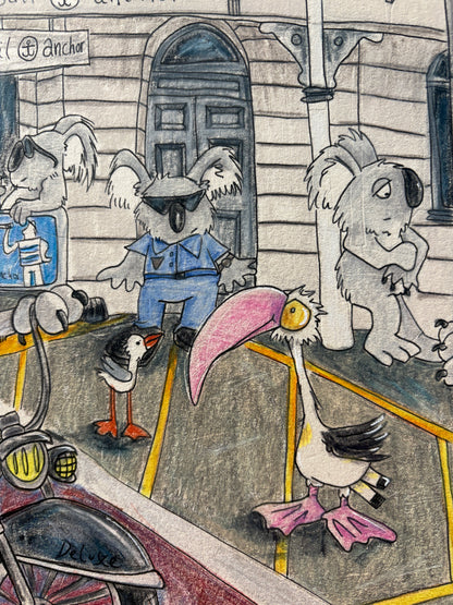 Koala Day Out - Original artwork