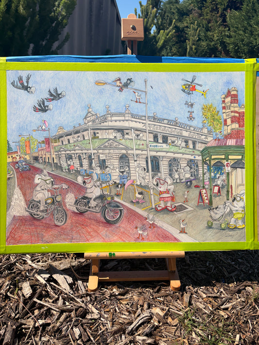 Koala Day Out - Original artwork