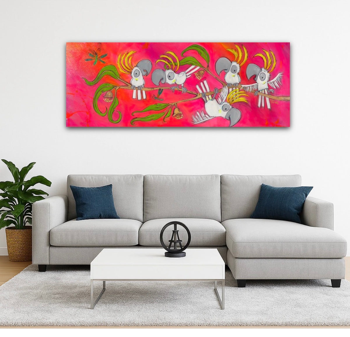 SOLD Fluoro Fairy Floss Pop  - Original artwork