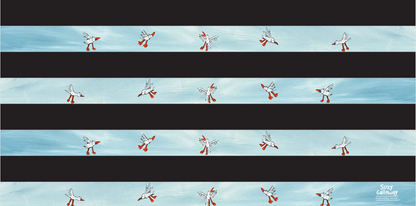 Beach Girls and Seagull Stripes Microfibre QUICKDRY Towel