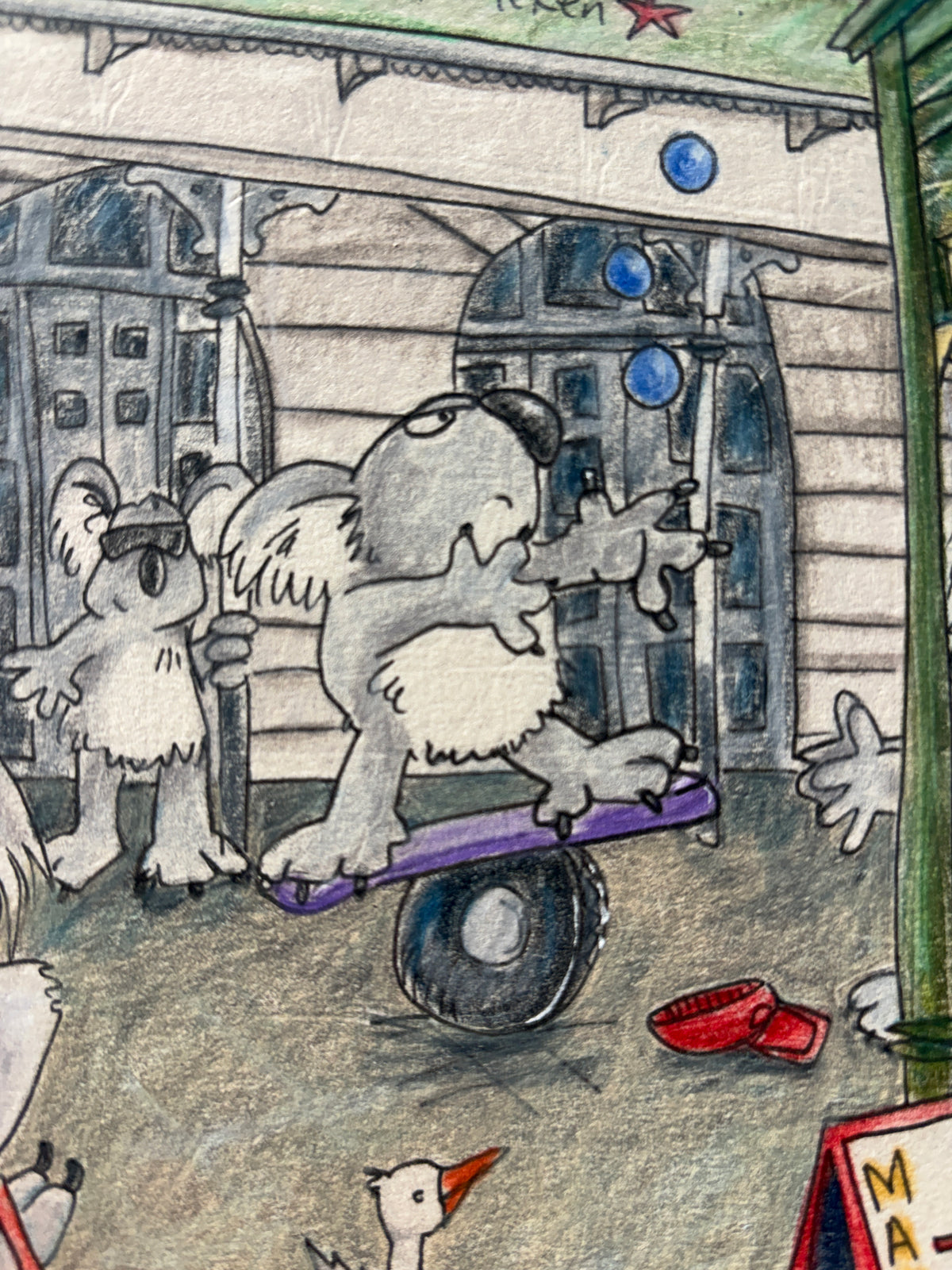 Koala Day Out - Original artwork