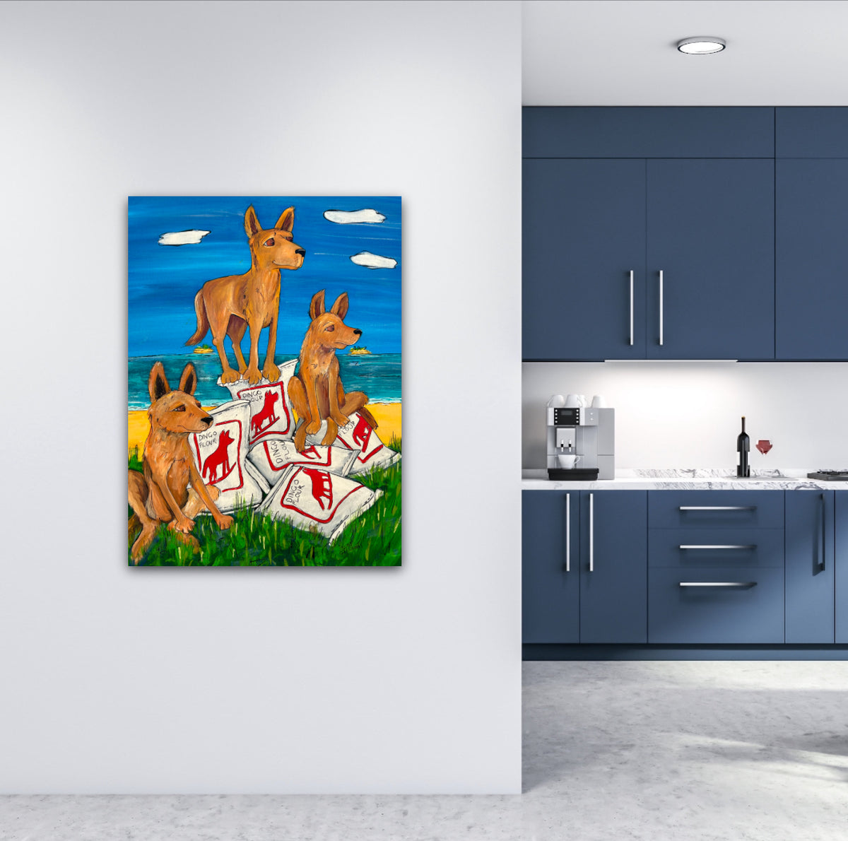 Dingoes on dingo flour
