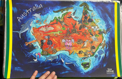 Map of Australia Placemat