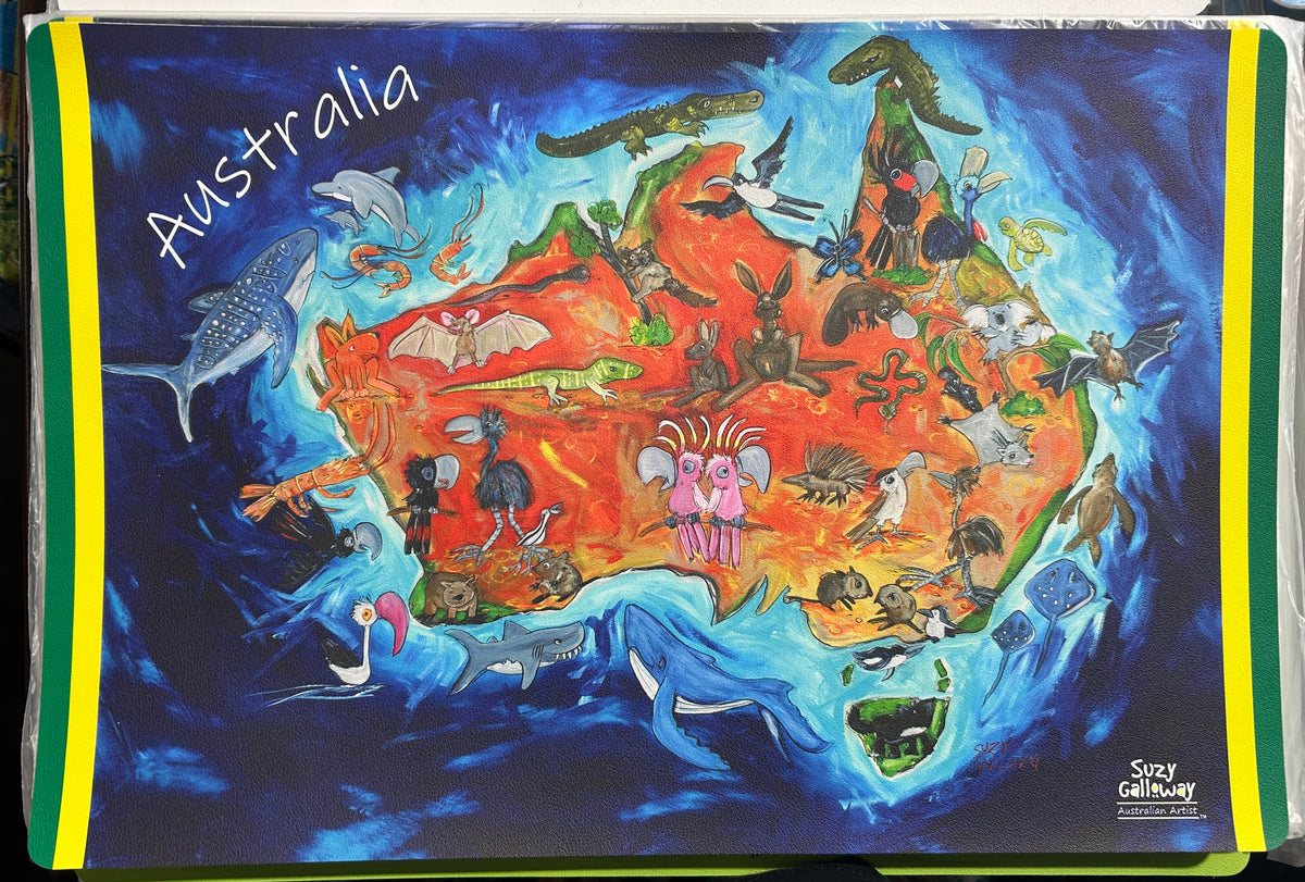 Map of Australia Placemat