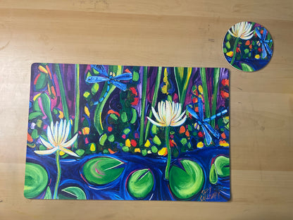 Dragonfly and Lilypad placemat