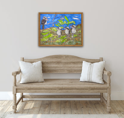 Crooked Kookaburras (SOLD)