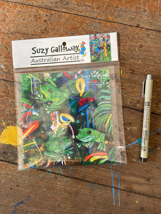 Tropical Frog Lens Cloth
