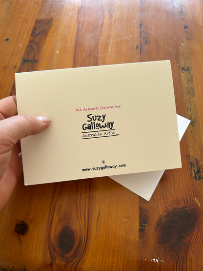 Truckin’ Oz  Greeting/Gift Card