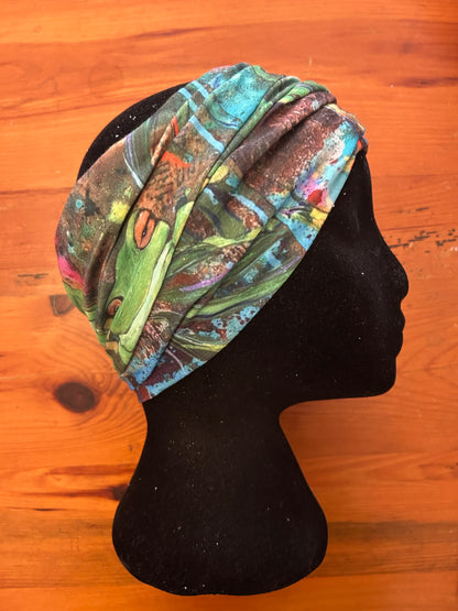 Colourful frog  Multipurpose Headscarf / Tube