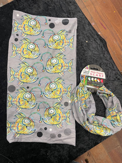 Crazy Fish Multi Purpose Headscarf / tube