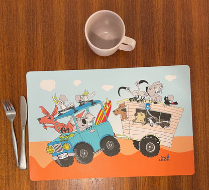 Road trip Caravan Placemat