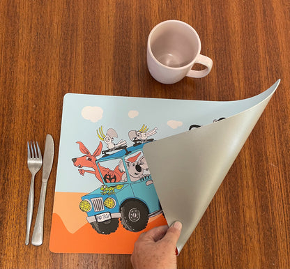 Road trip Caravan Placemat