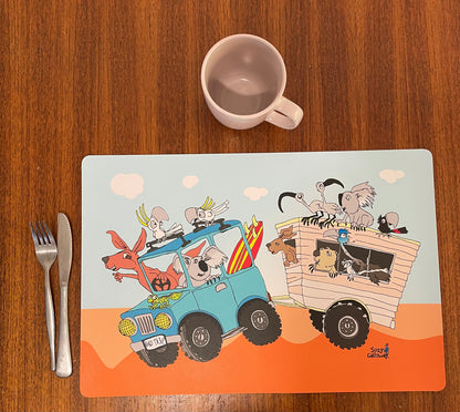 Road trip Caravan Placemat