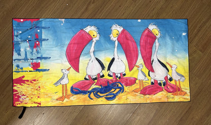 PELICANS Microfibre QUICKDRY Towel