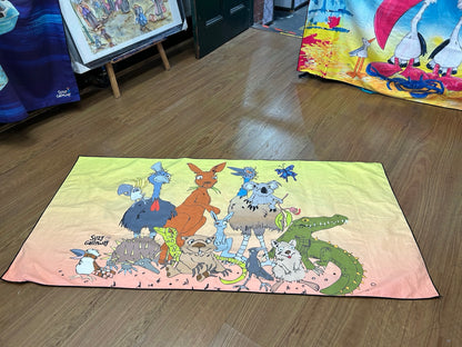 AUSSIE ANIMALS Microfibre QUICKDRY Towel (out of stock- back soon)